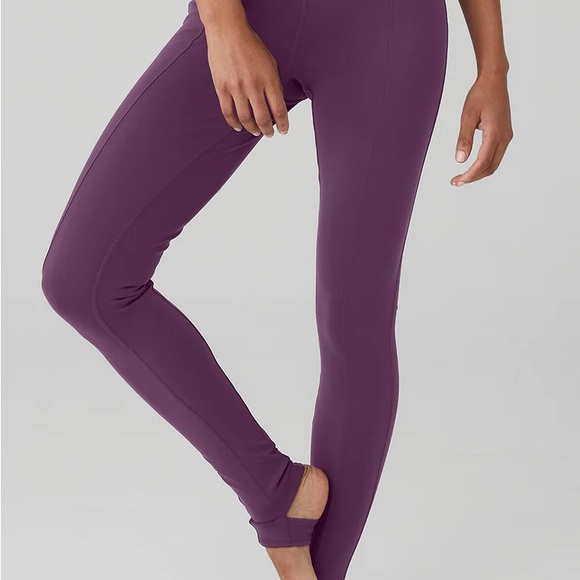 ALO Yoga Plum High-Waist Leggings - Picture 2 of 3